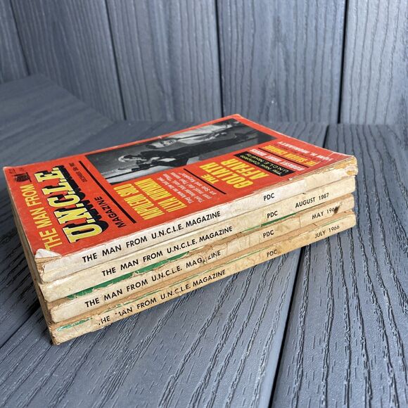 THE MAN FROM UNCLE/U.N.C.L.E. MAGAZINE Issue Vol 4.1, 2.5 + 1.4/ 1.6(Damaged) - Picture 13 of 13